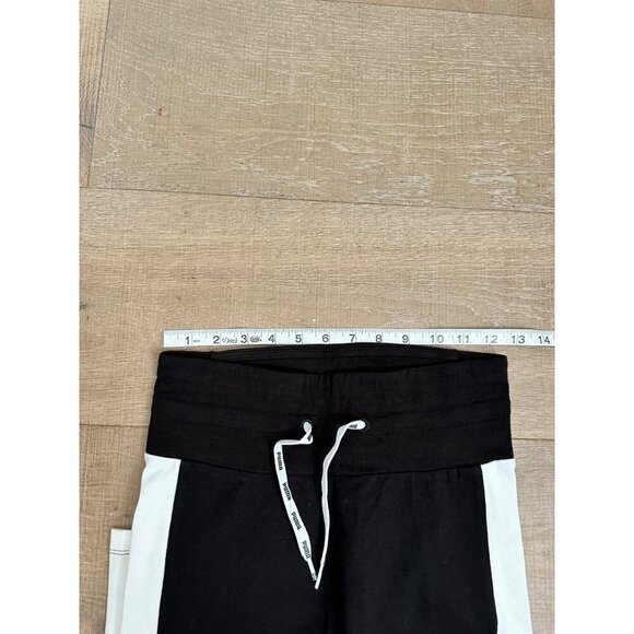 Puma Womens Black & White Drawstring Waist Leggings Size S - Picture 6 of 7